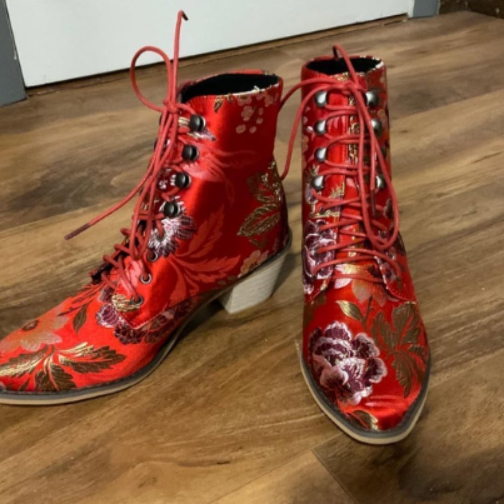 NEW Red Stylish Booties